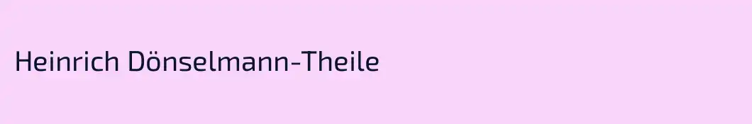 Heinrich Dönselmann-Theile